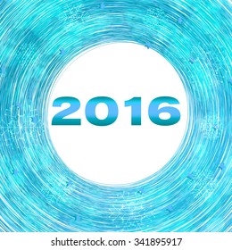 2016 New Year Background. Vector Illustration EPS10