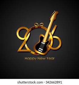 2016 New Year Background. Vector Illustration EPS10