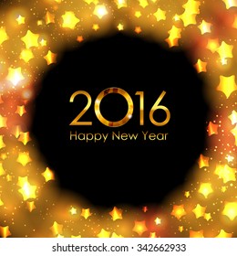 2016 New Year Background. Vector Illustration EPS10