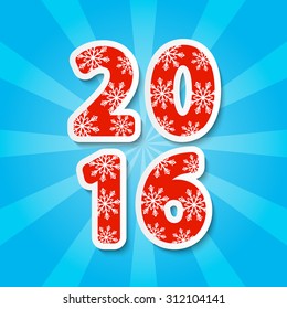 2016 New Year concept for Your design