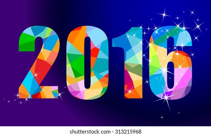 2016 new year design