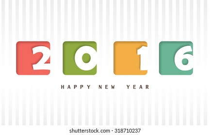 2016  new year greeting card, background, backdrop