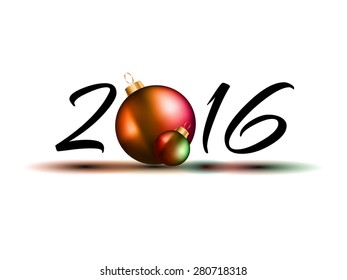 2016 New Year and Happy Christmas background for your flyers, invitation, party posters, greetings card, brochure cover or generic banners.