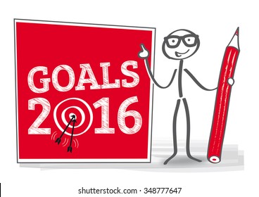 2016 target - vector illustration