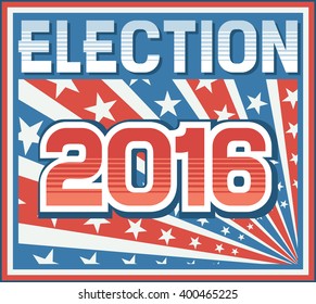 2016 USA presidential election poster