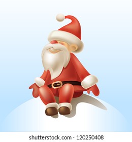 2016 Vector Illustration of Santa Claus