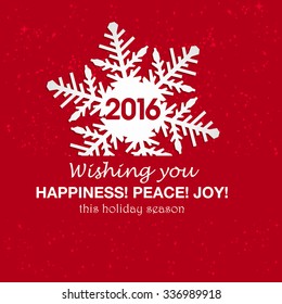 2016 xmas snowflake eps