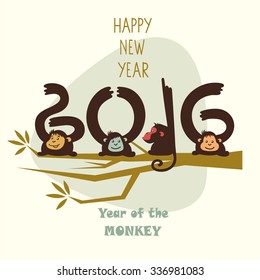 2016 year of the monkey.