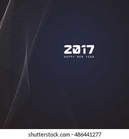 "2017" banner background design.