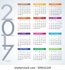 2017 Calendar