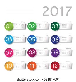 2017 calendar