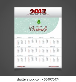 2017 calendar