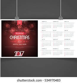 2017 calendar