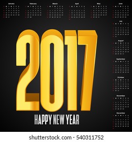 2017 Calendar
