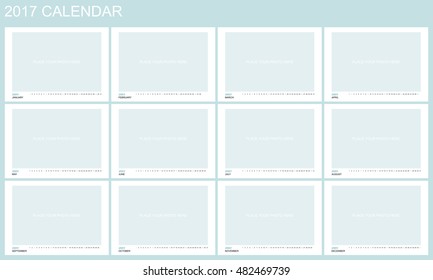 2017 Calendar Planner Design.