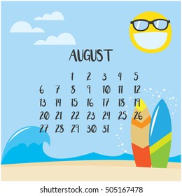 2017 Calendar template
