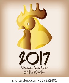 2017 Chinese Year of the Rooster poster