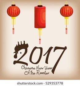 2017 Chinese Year of the Rooster poster