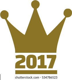 2017 with crown