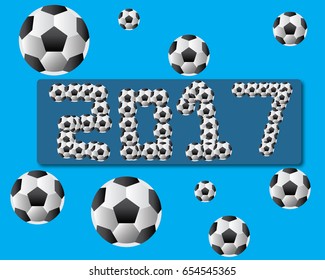 2017 football vector 