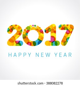 2017 greetings. Holidays colored background, bubbles shape. Digits 1st place, 2nd, 7th, 10th, 12th, 17th, 20th, 21st, 27th, 70th, 71st, 72nd isolated numbers template. % off. 0, zero, null symbol.