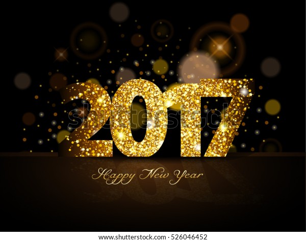 2017 Happy New Year Stock Vector (Royalty Free) 526046452