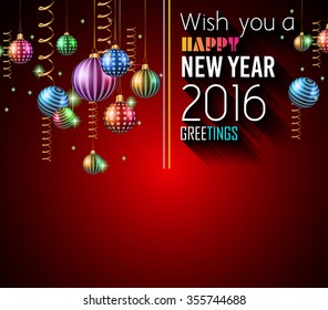 2017 Happy New Year Background for your Flyers and Greetings Card. Ideal to use for parties invitation, Dinner invitation, Christmas Meeting events and so on.