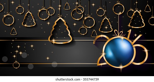2017 Happy New Year Background for your Flyers and Greetings Card. Ideal to use for parties invitation, Dinner invitation, Christmas Meeting events and so on.