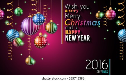 2017 Happy New Year Background for your Flyers and Greetings Card. Ideal to use for parties invitation, Dinner invitation, Christmas Meeting events and so on.