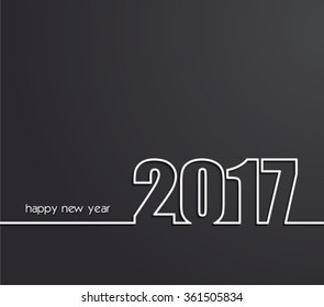 2017 Happy New Year background for your card