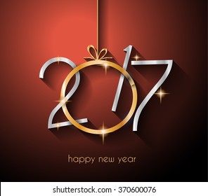 2017 Feliz Año Nuevo en segundo plano para tu tarjeta de volantes y saludos. Ideal para invitaciones a fiestas, cenas, fiestas navideñas y demás.