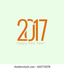 2017 Happy new year background.