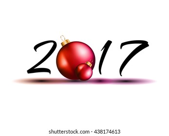 2017 Feliz Año Nuevo en segundo plano para tu tarjeta de volantes y saludos. Ideal para invitaciones a fiestas, cenas, fiestas navideñas y demás.