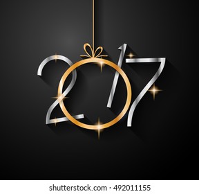 2017 Feliz Año Nuevo para tu Tarjeta de Vuelos y Saludos de Temporada.