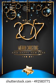 2017 Feliz Año Nuevo para tu Tarjeta de Vuelos y Saludos de Temporada.