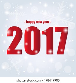 2017 Happy New Year Background for your Flyers and Greetings Card. Ideal to use for parties invitation, Dinner invitation, Christmas Meeting events . Merry christmas and happy new year. Celebration.