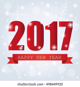 2017 Happy New Year Background for your Flyers and Greetings Card. Ideal to use for parties invitation, Dinner invitation, Christmas Meeting events . Merry christmas and happy new year. Celebration.