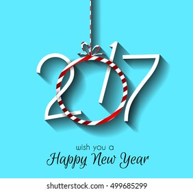 2017 Feliz Año Nuevo fondo para tu tarjeta de volantes y saludos de temporada o invitaciones con temas de Navidad.