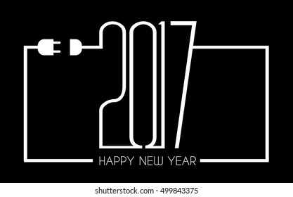 2017 Feliz Año Nuevo fondo para tu tarjeta de volantes y saludos de temporada o invitaciones con temas de Navidad.