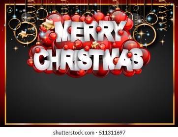 2017 Happy New Year Background for your Seasonal Flyers and Greetings Card or Christmas themed invitations.
