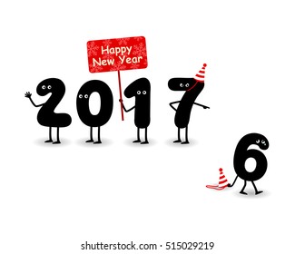 2017 Happy New Year Background