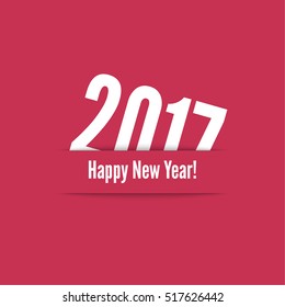 2017 Happy new year background. 