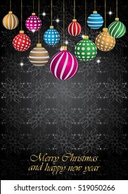 2017 Happy new year background for your flayer and greeting card for christmas.