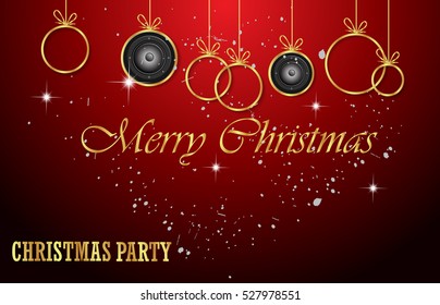 2017 Happy New Year Background for your Christmas Club , festival, event , posters.