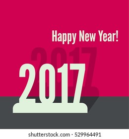 2017 Happy new year background.