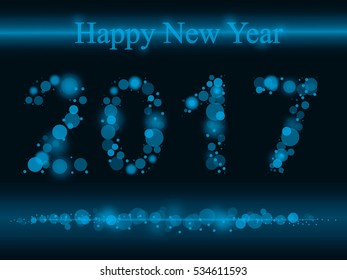 2017 Happy New Year background