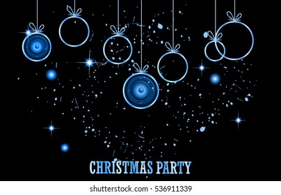 2017 Happy New Year Background for your Christmas Club , festival, event , posters.