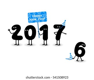 2017 Happy New Year Background