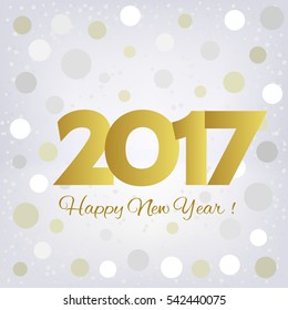 2017 Happy New Year background. Pattern element for cover, print, web, wrapping
