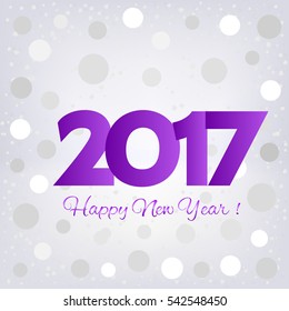 2017 Happy New Year background. Pattern element for cover, print, web, wrapping
